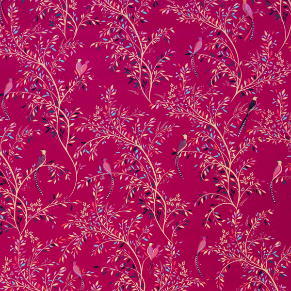 Birds of Paradise Velvet Fuschia