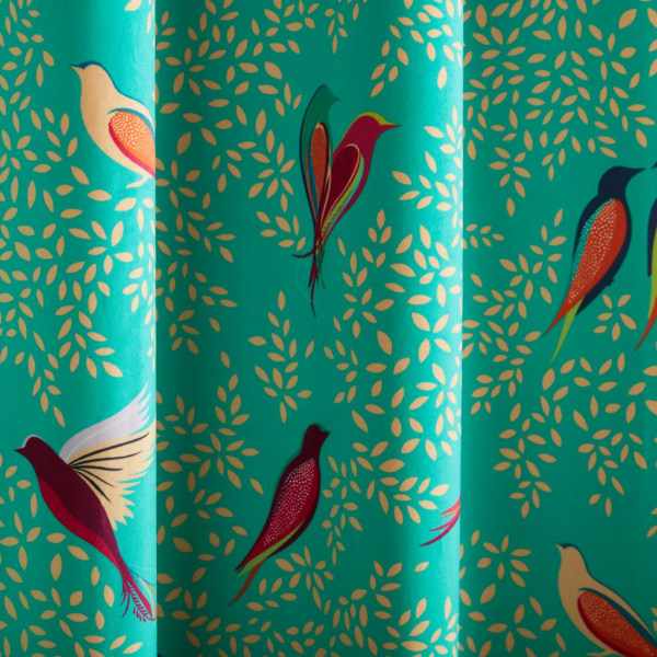 Green Birds Close Up