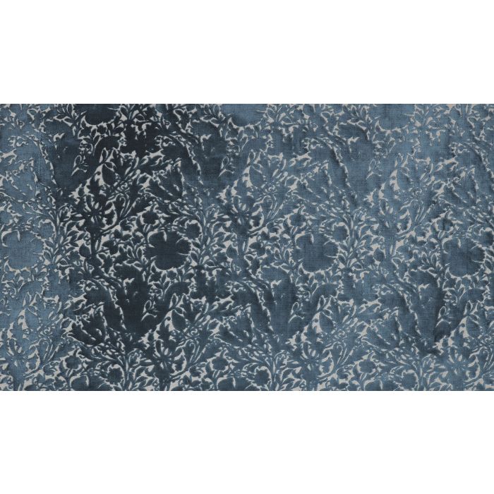 Compton Silhouette Velvet Indigo