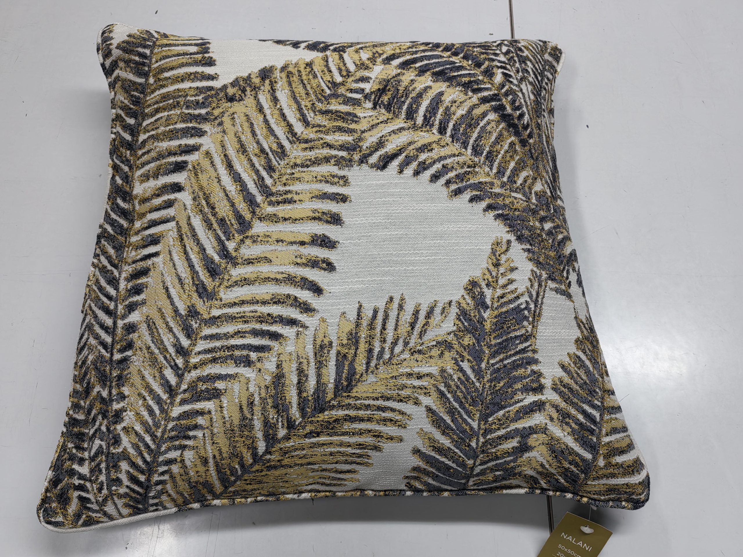 Nalani Ochre Cushion Reverse